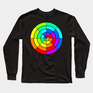 Colourful Rainbow Circle Long Sleeve T-Shirt